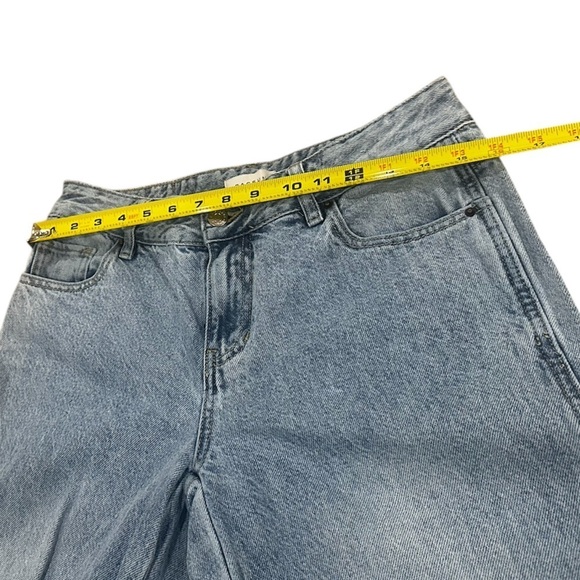 PacSun Casey Ripped Knees Low Rise Baggy Jeans Medium Indigo 27 - Picture 7 of 14